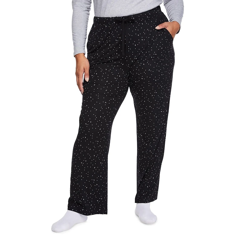 Pantalon de pyjama en jersey à effet peau pêche George Plus pour femmes