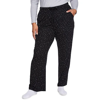 Pantalon de pyjama en jersey à effet peau pêche George Plus pour femmes
