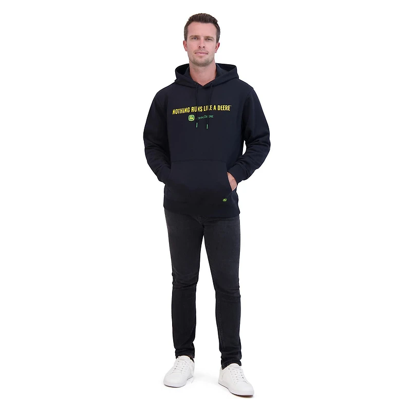 John Deere Men's "Nothing Runs Like a Deere™" Graphic Pullover Hoodie