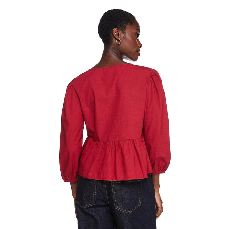 George Women's Tie Front Top