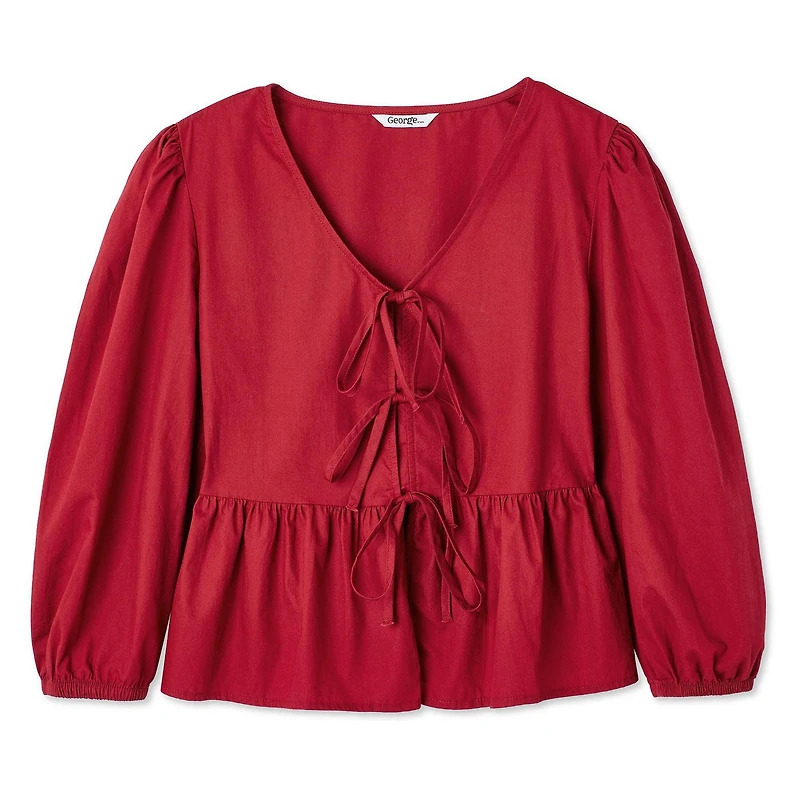 George Women's Tie Front Top