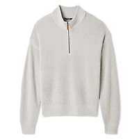 George Men's Ribbed Half-Zip Sweater, Sizes S-2XL