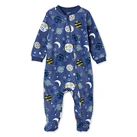 George Baby Boys' Micro Fleece Sleeper, Sizes 0-24 months