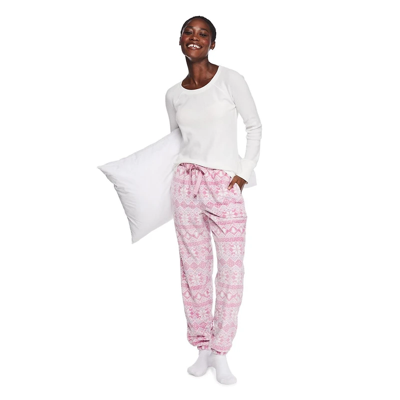 T-shirt de nuit en tricot gaufré George pour femmes Tailles TP–TTG