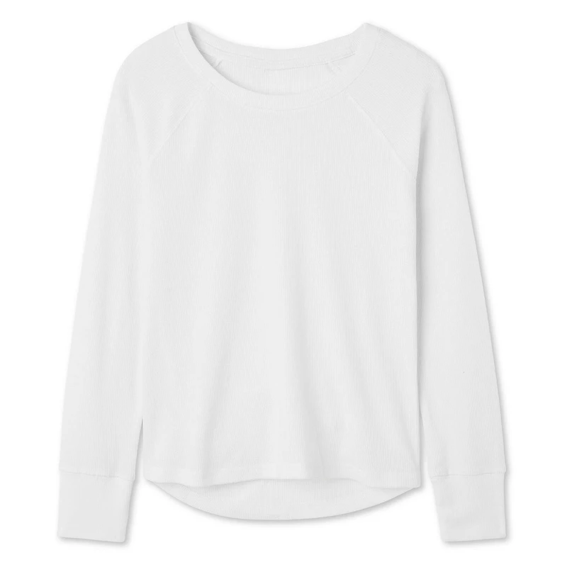 T-shirt de nuit en tricot gaufré George pour femmes Tailles TP–TTG