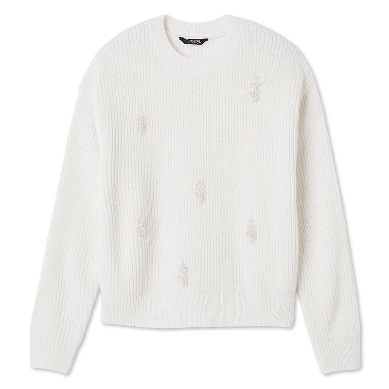 Chandail perlé George pour femmes Tailles TP–TTG