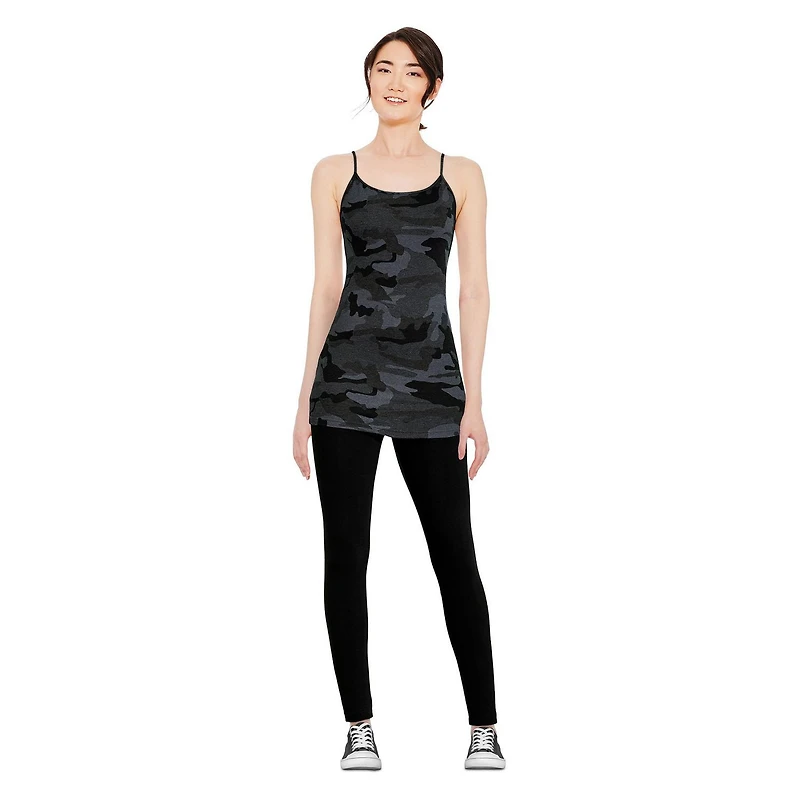 Camisole de base imprimée longue George pour femmes
