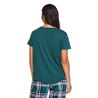 T-shirt de nuit à encolure dégagée George pour femmes