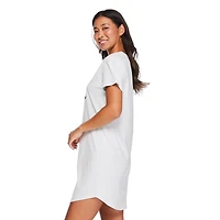 Chemise de nuit à encolure ras du cou George pour femmes