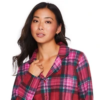 George Women's Notch Collar Pajama 2-Piece Set
