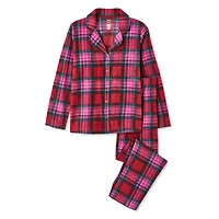 George Women's Notch Collar Pajama 2-Piece Set