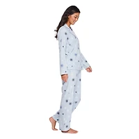 George Women's Notch Collar Pajama 2-Piece Set