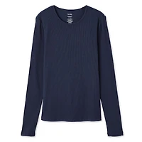 George Women's Long Sleeve Rib Tee