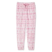 Jogger de nuit en peluche George pour femmes