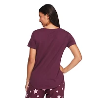 T-shirt de nuit à encolure dégagée George pour femmes