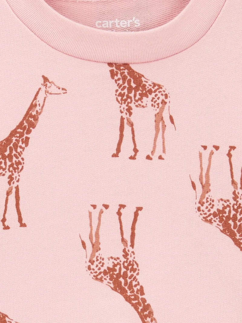 Carter's Child of Mine Baby Girls Giraffe 2-Piece Set