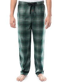 Fruit of the Loom Men's Microfleece Lounge Pants, green, Sizes S, M, L and XL