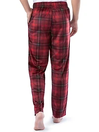 Fruit of the Loom Men's Microfleece Lounge Pants, red, Sizes S, M, L and XL