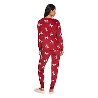 George Women's Velour Pajama 2-Piece Set