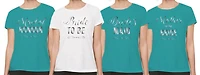 T-shirts de fête de mariage