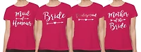 George Ladies Wedding Party T-Shirts. Great for bachelorette parties