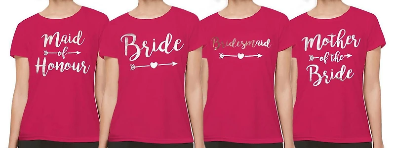 George Ladies Wedding Party T-Shirts. Great for bachelorette parties
