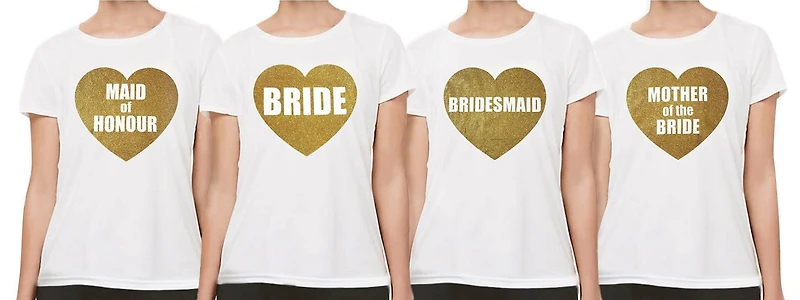 George Ladies Wedding Party T-Shirts. Great for bachelorette parties.