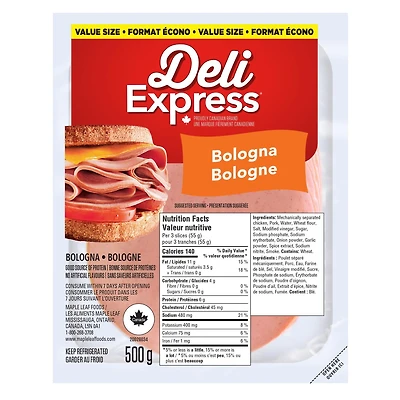 Deli Express Bologna Value Size, 500 g