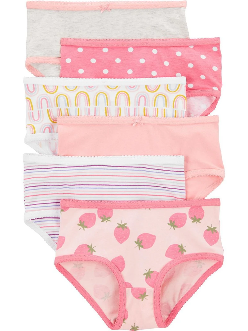 Carter's Child of Mine Girls' Underwear - Strawberry, 4-10