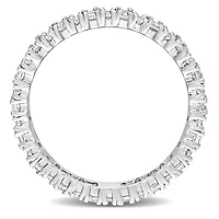 Miabella 5/8 Carat T.G.W. Created Moissanite Sterling Silver Eternity Anniversary Ring