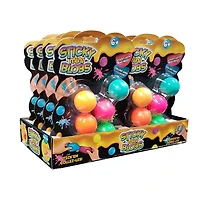 Sticki Mini Blobs, Sticky and Squishy Stress Balls, 5 Pack, Ages 6 and up