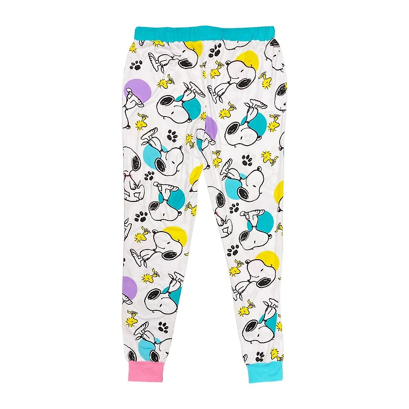 Peanuts Pantalon de nuit Snoopy World pour femme