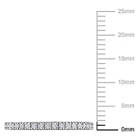 Bande de mariage Miabella avec Moissanite 1/5 carat p.g.t. en or blanc 10K