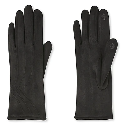 George Women's Faux Suede Gloves