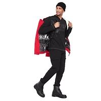 Veste moltonnée à capuche Dark Black
