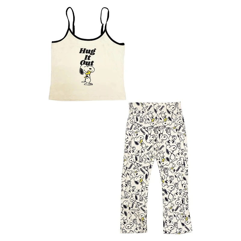 Peanuts Ladies Hug It Out 2 Piece Sleep Set