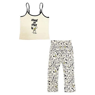 Peanuts Ladies Hug It Out 2 Piece Sleep Set