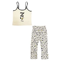 Peanuts Ladies Hug It Out 2 Piece Sleep Set