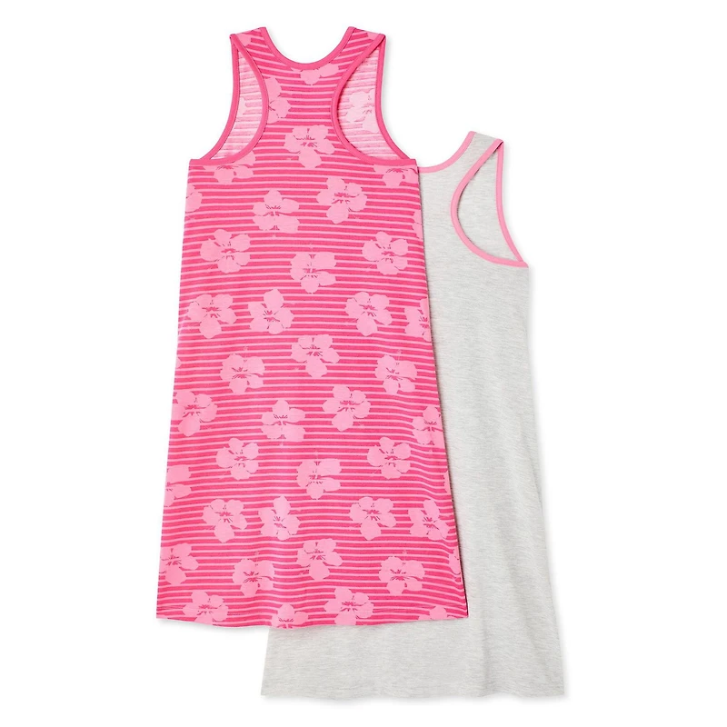 Lot de 2 chemises nuit style débardeur George pour filles