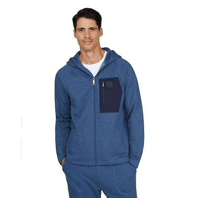 Sweat à capuche zippé en molleton MEXX pour hommes