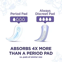 Always Discreet, Incontinence Pads, Moderate, Long Length