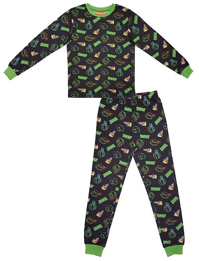 TMNT Boy's 2-Piece short Sleeve Pajama Set
