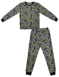 Batman Ensemble de pyjama 2 pièces à manches longues pour garçon