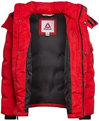 Reebok Boys' Puffer Coat with Shape Retention Fabric, Reebok Boy's Coat