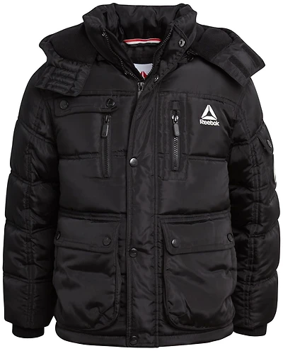 Reebok Boys' Puffer Coat with Shape Retention Fabric