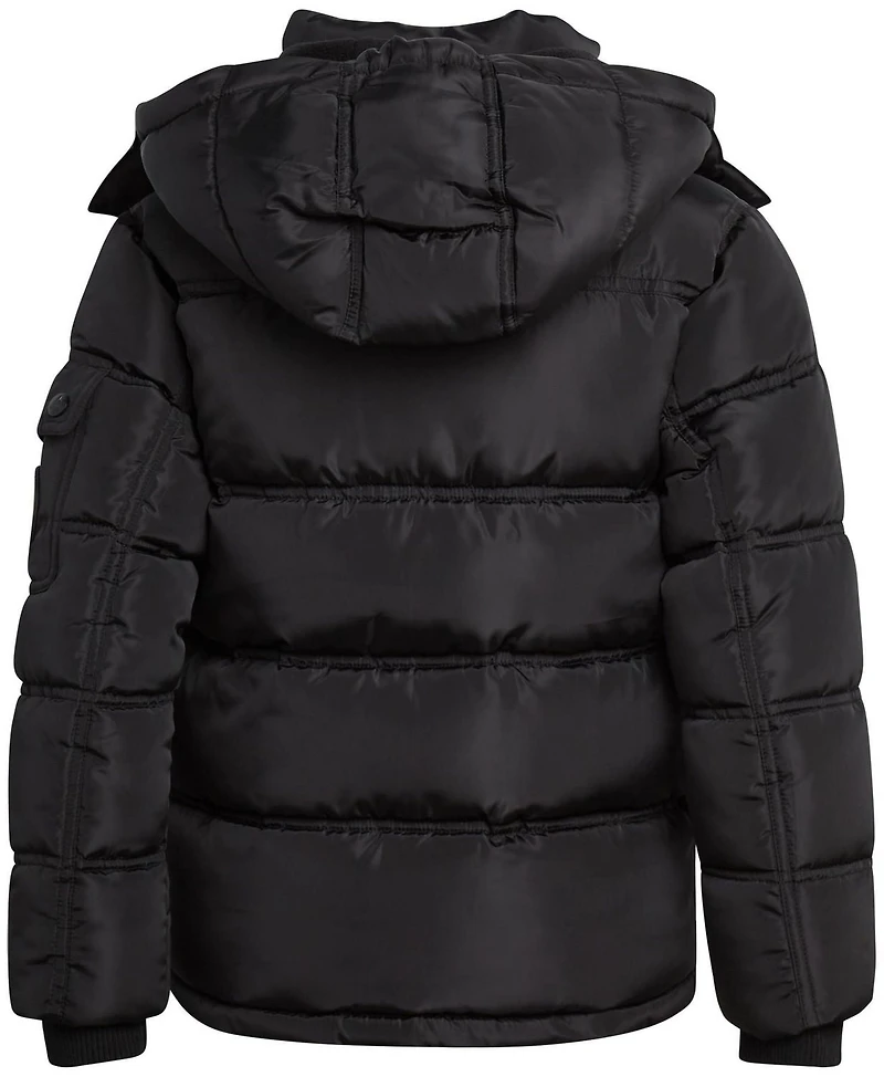 Reebok Boys' Puffer Coat with Shape Retention Fabric