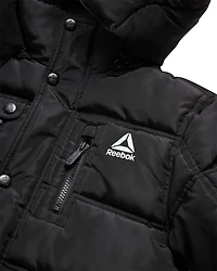 Reebok Boys' Puffer Coat with Shape Retention Fabric