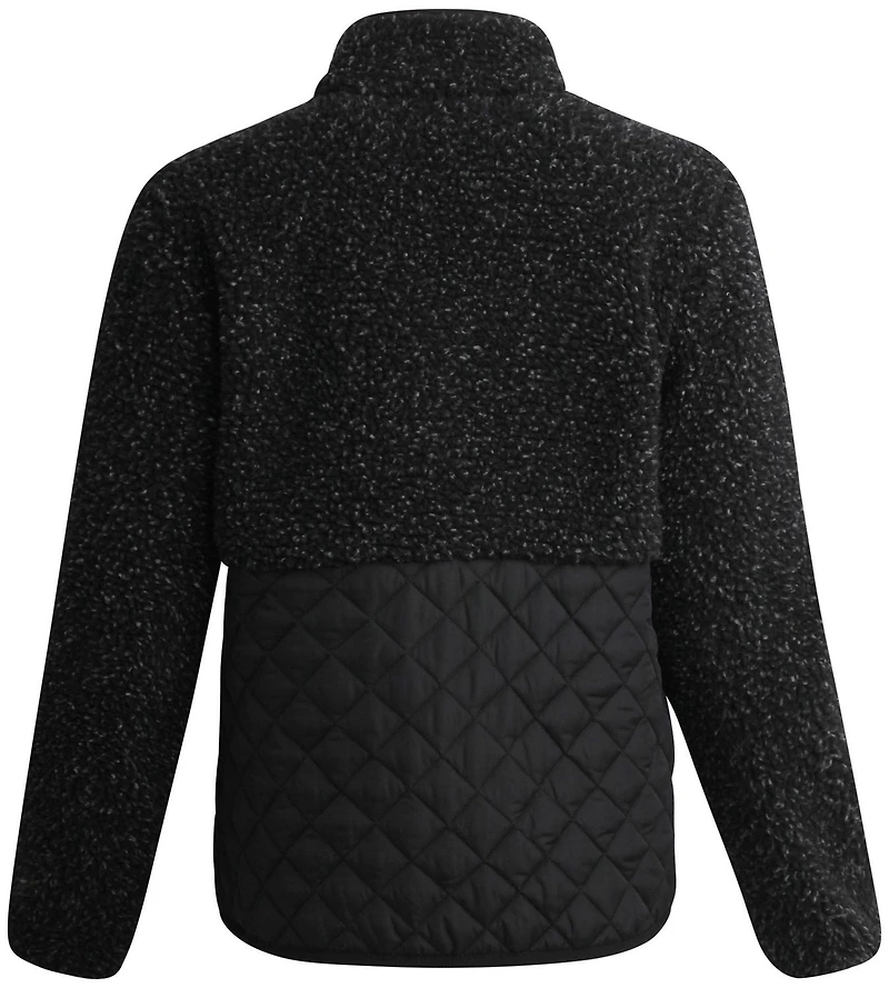 Veste pour femmes Reebok en mélange Sherpa et matelassé losanges