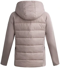 Veste pour femmes Reebok en maille extensible et tissu matelassé isolant
