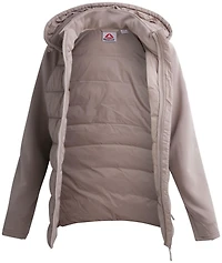 Veste pour femmes Reebok en maille extensible et tissu matelassé isolant